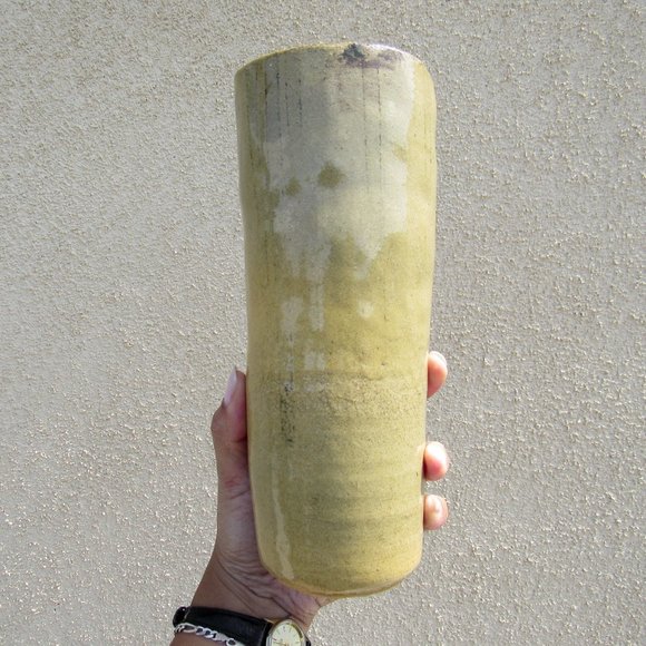 Gorgeous Wabi Sabi Style Handmade Ceramic Vase Pottery Bloom Vase/ Natural - Picture 6 of 9